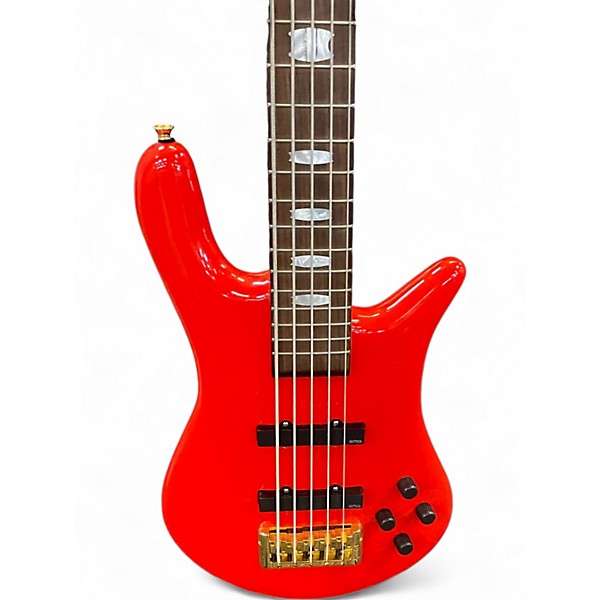 Used Spector euro 5 classic red Electric Bass Guitar