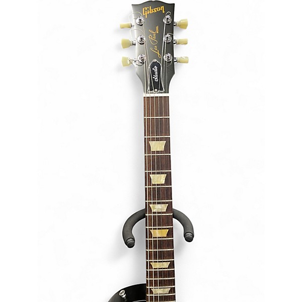 Used 2011 Gibson Les Paul Studio 60s Neck Satin Ebony Solid Body Electric Guitar