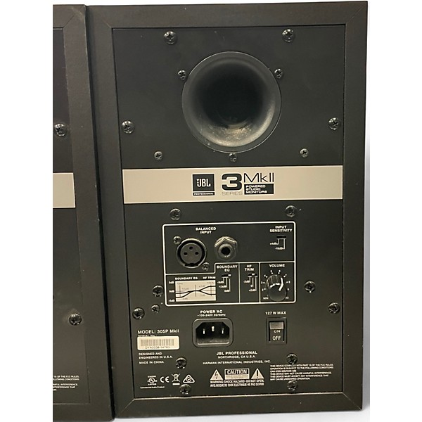 Used JBL 306P MKII PAIR Powered Monitor