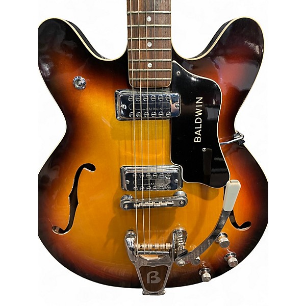 Used 1967 Burns baldwin 2 Color Sunburst Hollow Body Electric Guitar