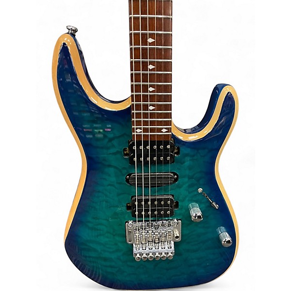 Used Bootlegger Royal blue Solid Body Electric Guitar