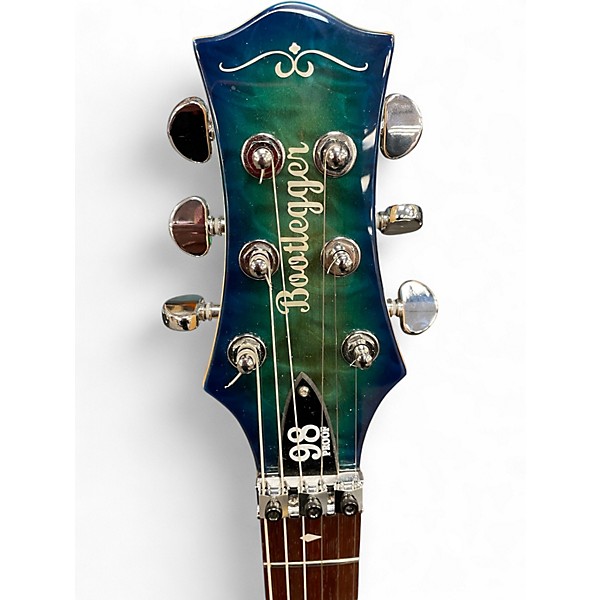 Used Bootlegger Royal blue Solid Body Electric Guitar