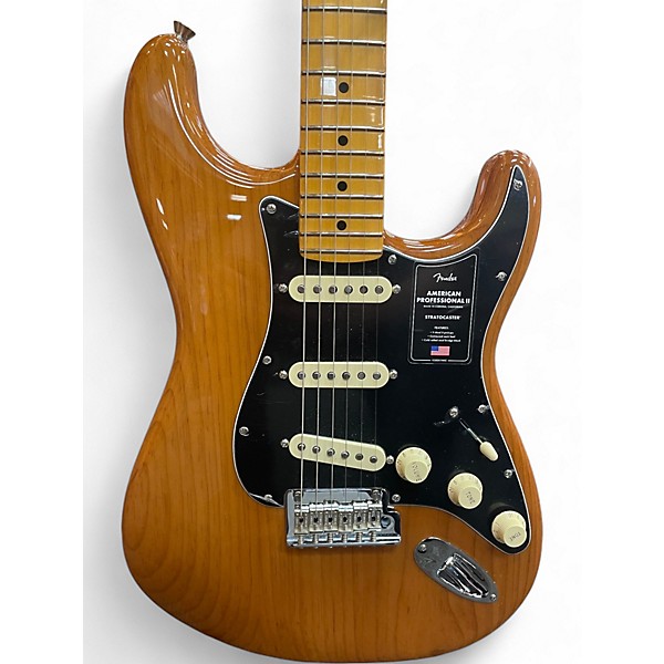 Used Fender American Professional II Stratocaster ROASTED PINE Solid Body Electric Guitar