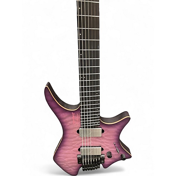 Used strandberg boden prog nx 7 quilted purple Solid Body Electric Guitar
