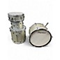 Vintage 1960s Slingerland 4 Piece Shell Pack Silver Sparkle Drum Kit thumbnail