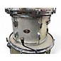 Vintage 1960s Slingerland 4 Piece Shell Pack Silver Sparkle Drum Kit