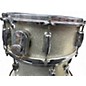Vintage 1960s Slingerland 4 Piece Shell Pack Silver Sparkle Drum Kit