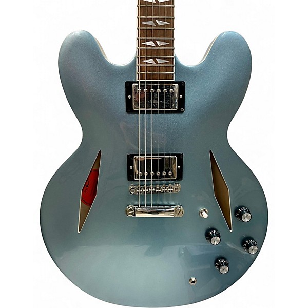Used Epiphone DAVE GROHL DG-335 Pelham Blue Hollow Body Electric Guitar