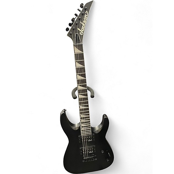 Used Jackson JS23 Dinky Satin Black Solid Body Electric Guitar