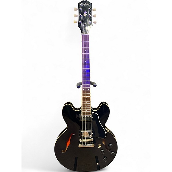 Used Epiphone ES355 Ebony Hollow Body Electric Guitar