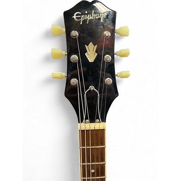 Used Epiphone ES355 Ebony Hollow Body Electric Guitar