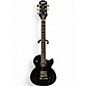 Used Epiphone Les Paul Tribute Plus Black Solid Body Electric Guitar thumbnail