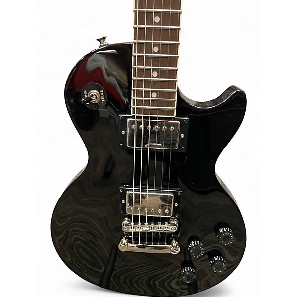 Used Epiphone Les Paul Tribute Plus Black Solid Body Electric Guitar