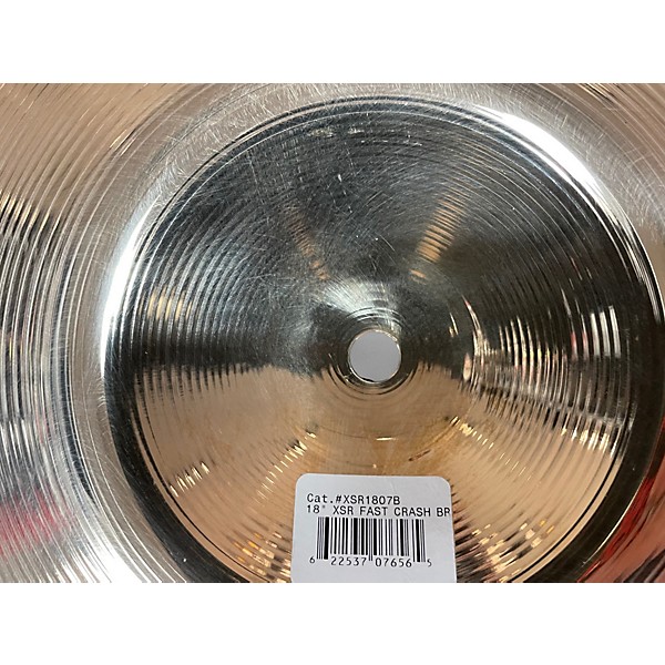 Used SABIAN 18in XSR FAST CRASH Cymbal