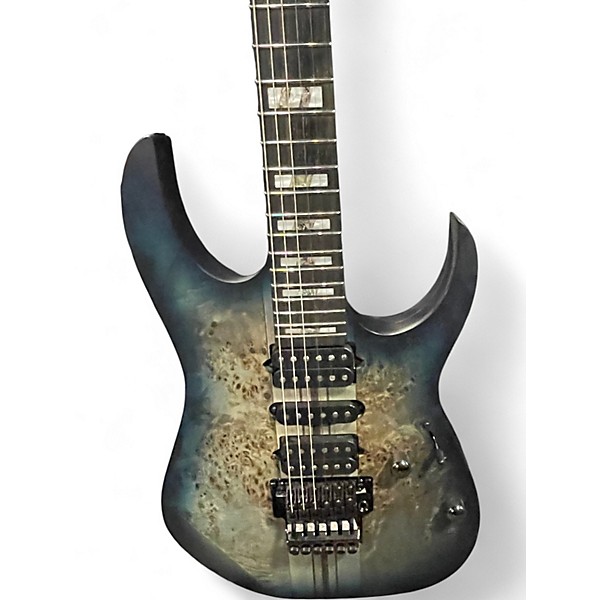 Used Ibanez RGT1270PB Cosmic Blue Burst Solid Body Electric Guitar
