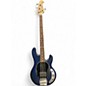Used Sterling by Music Man STINGRAY SUB SERIES SATIN BLUE Electric Bass Guitar thumbnail