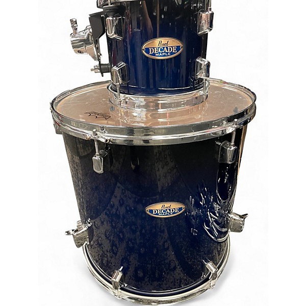 Used Pearl 5 Piece DECADE MAPLE COBALT BLUE Drum Kit