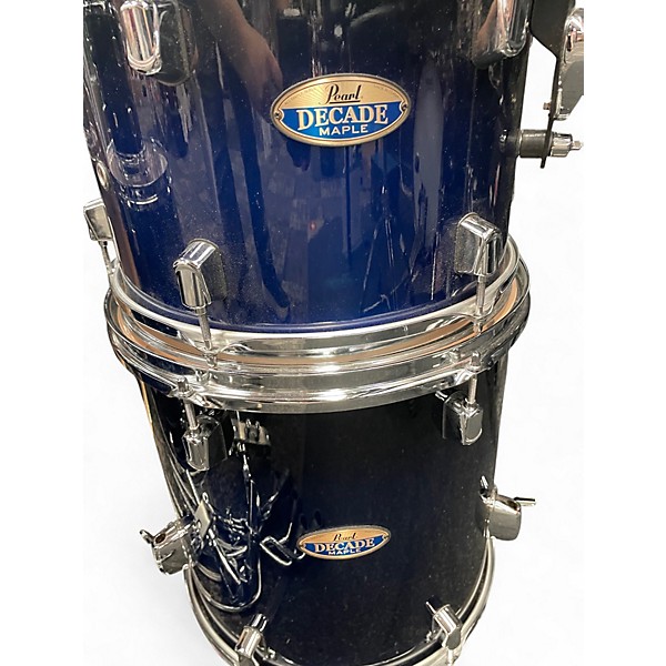 Used Pearl 5 Piece DECADE MAPLE COBALT BLUE Drum Kit