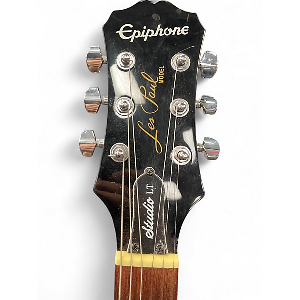 Used Epiphone LES PAUL STUDIO LT Black Solid Body Electric Guitar