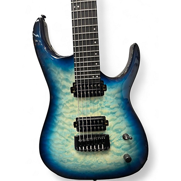 Used Cerberus ATLAS 7 BLUEBURST Solid Body Electric Guitar