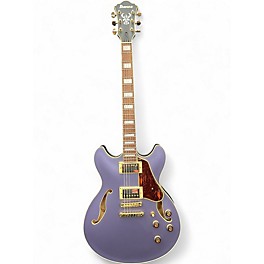 Used 2019 Ibanez AS73G Metallic Purple Flat Hollow Body Electric Guitar