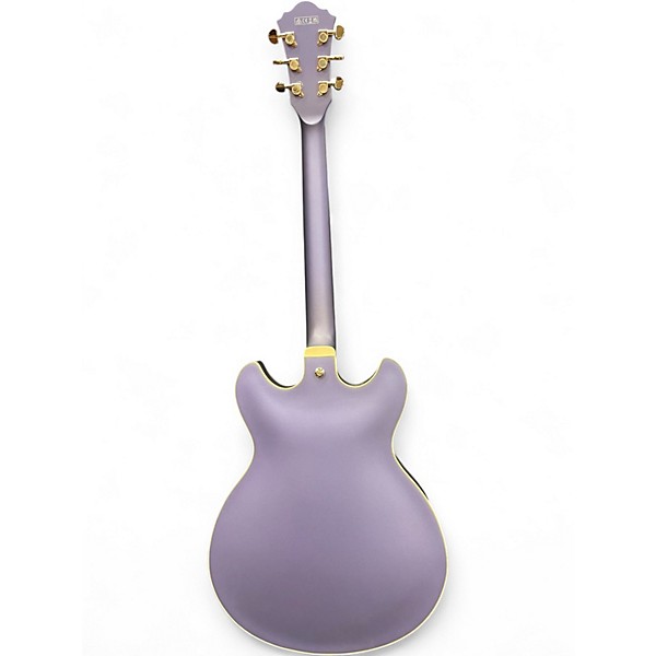 Used 2019 Ibanez AS73G Metallic Purple Flat Hollow Body Electric Guitar