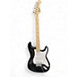 Used Squier Standard Stratocaster Black and White Solid Body Electric Guitar thumbnail