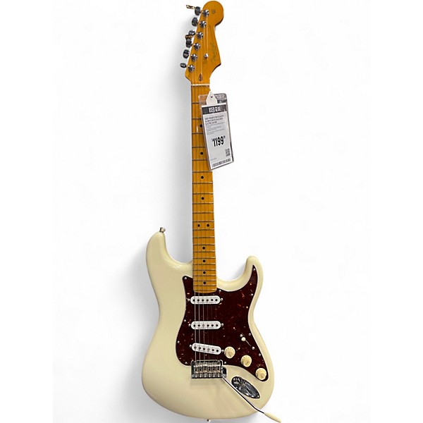 Used Fender STRATOCASTER Olympic White Solid Body Electric Guitar
