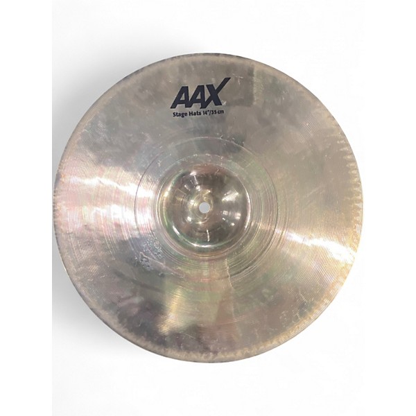 Used SABIAN 14in AAX Stage Hi Hat Pair Cymbal