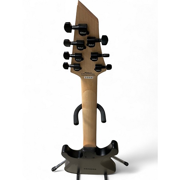 Used Jackson JS22-7 Dinky 7 String Satin Black Solid Body Electric Guitar