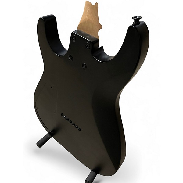 Used Jackson JS22-7 Dinky 7 String Satin Black Solid Body Electric Guitar