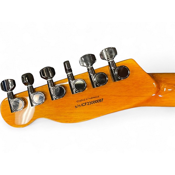 Used Fender Special Edition Custom Telecaster FMT HH Amber Solid Body Electric Guitar