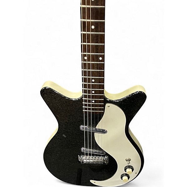 Used Danelectro 59m Black Solid Body Electric Guitar