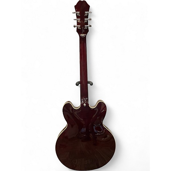 Used 2023 Epiphone NOEL GALLAGHER RIVERA Wine Red Hollow Body Electric Guitar