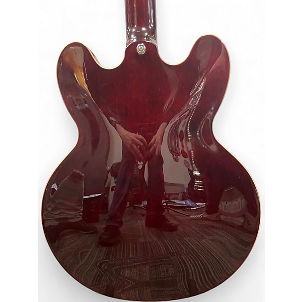 Used 2023 Epiphone NOEL GALLAGHER RIVERA Wine Red Hollow Body Electric Guitar