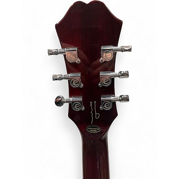 Used 2023 Epiphone NOEL GALLAGHER RIVERA Wine Red Hollow Body Electric Guitar