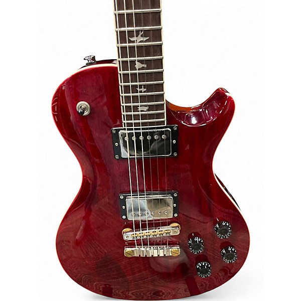 Used PRS SE Singlecut McCarty 594 FIRE RED BURST Solid Body Electric Guitar