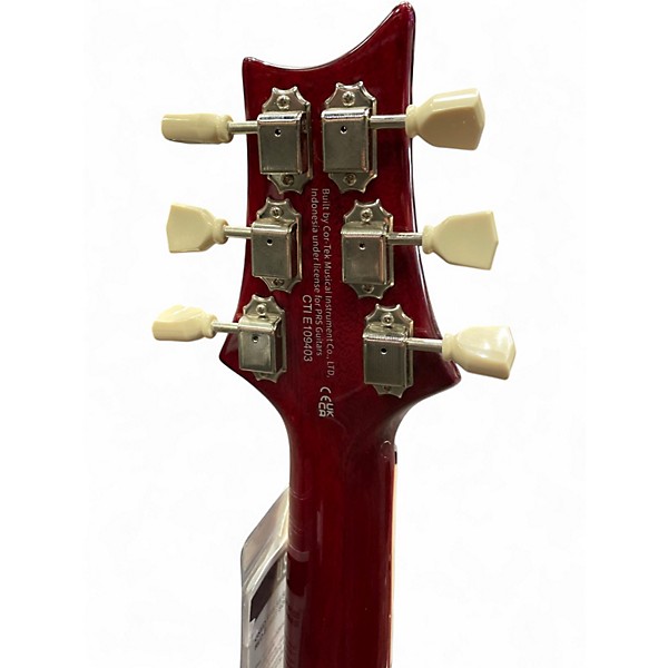 Used PRS SE Singlecut McCarty 594 FIRE RED BURST Solid Body Electric Guitar