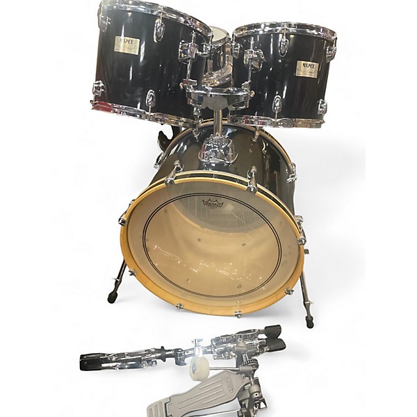 Used Mapex 5 Piece V Series Black Drum Kit