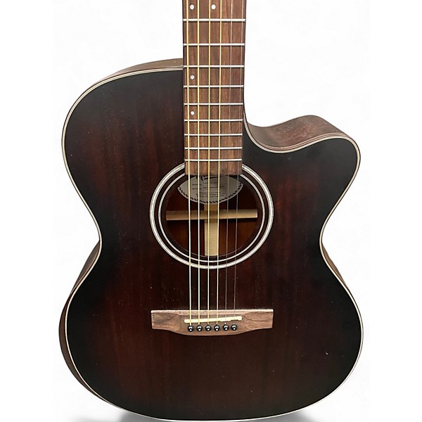 Used Mitchell T433CE BROWN EDGE BURST Acoustic Electric Guitar