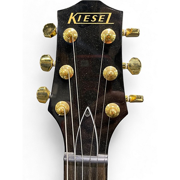 Used Kiesel SH Seafoam Green Hollow Body Electric Guitar