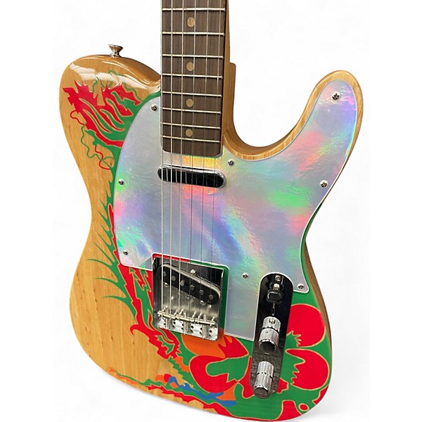 Used Fender Jimmy Page Telecaster Natural Solid Body Electric Guitar