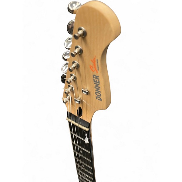 Used Donner Seeker HSS Metallic Aqua Marine Solid Body Electric Guitar