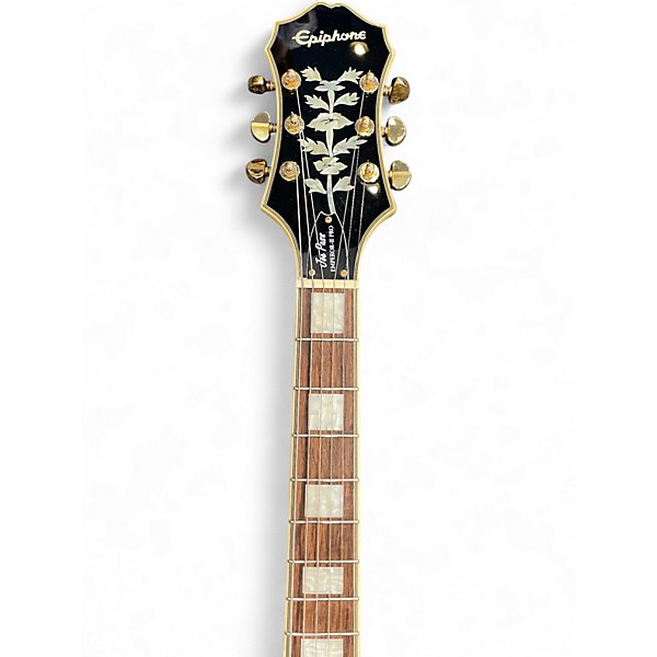 Used Epiphone Emperor II Joe Pass Signature 2 Tone Sunburst Hollow Body Electric Guitar
