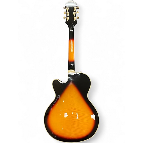 Used Epiphone Emperor II Joe Pass Signature 2 Tone Sunburst Hollow Body Electric Guitar