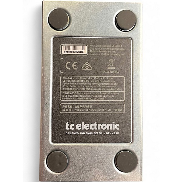 Used TC Electronic Echobrain Analog Delay Effect Pedal