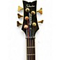 Used Schecter Guitar Research Stiletto Elite 5 String Honey Burst Electric Bass Guitar