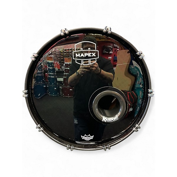 Used Mapex 5 Piece Saturn Standard Tropical Turquoise Drum Kit