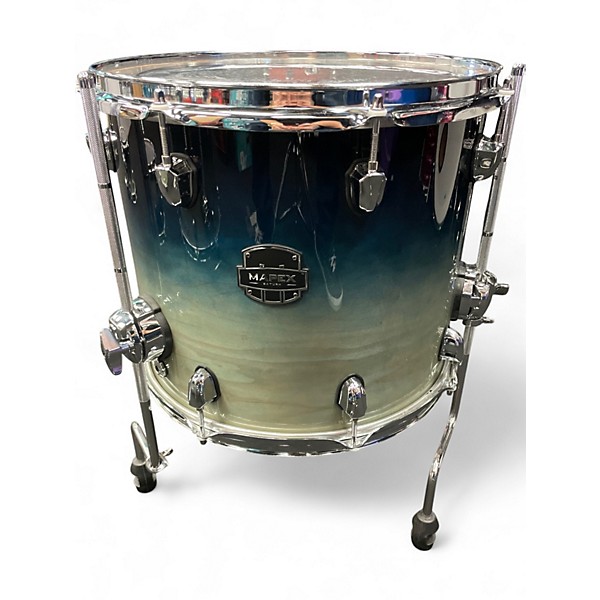 Used Mapex 5 Piece Saturn Standard Tropical Turquoise Drum Kit