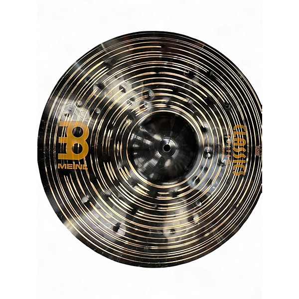 Used MEINL 14in classic custom dark set Cymbal